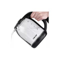 Hervidor De Agua Haeger Vidrio 2l Negro 600w Corte Automático