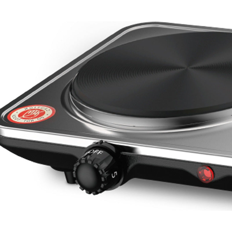 Cocina Electrica Portatil Encimera Doble Plato  - Negro