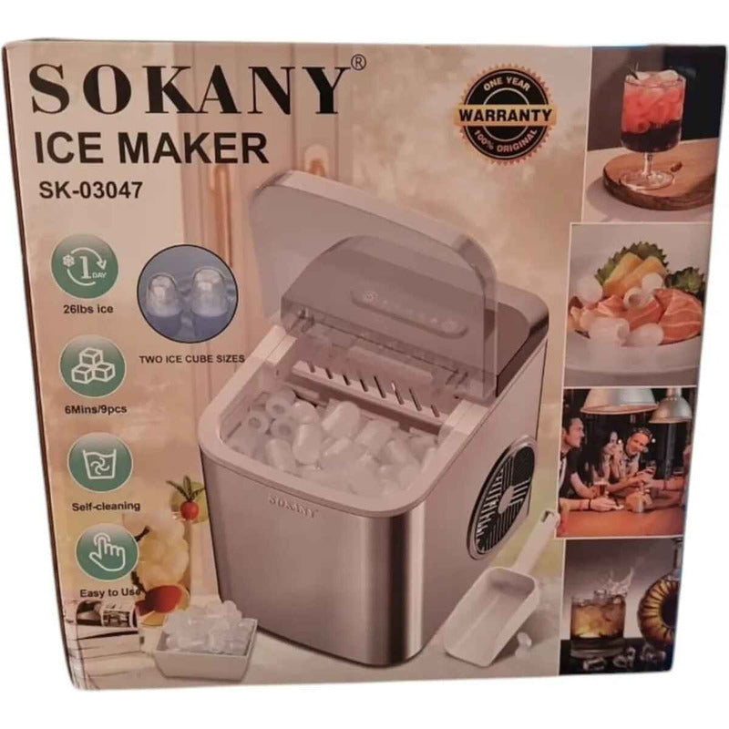 Maquina De Hielo Compacta Maquina Para Hacer Hielo Encimera
