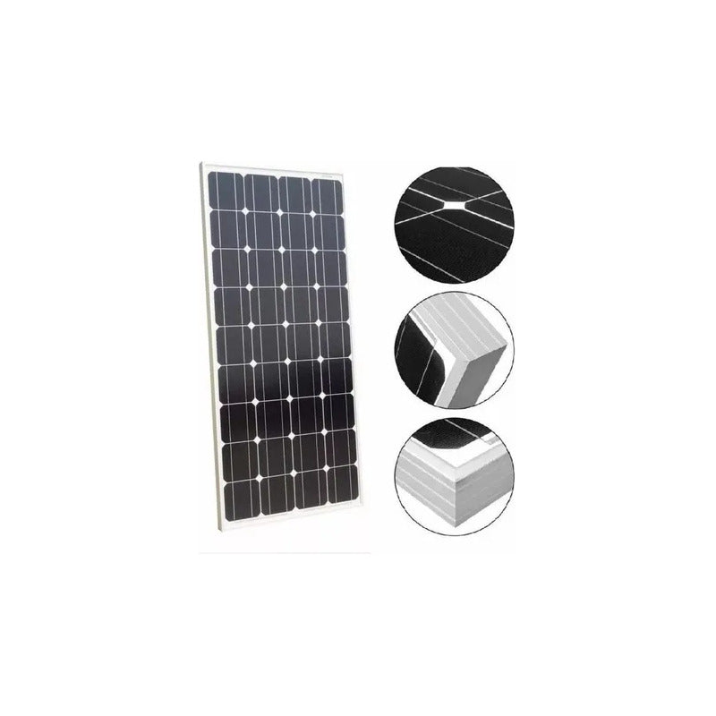 Panel Solar Pack X2  Monocristalino Fotovoltaico 12v 100w
