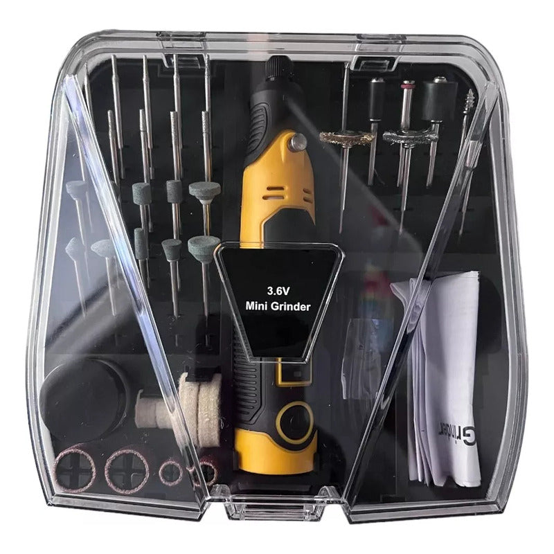 Dremel Mini Inalámbrico Recargable 3.6v Maleta 35 Piezas 50/60 10 W