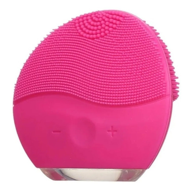 Limpiador Facial Exfoliante Vibratoria, Masaje Forever Rosa