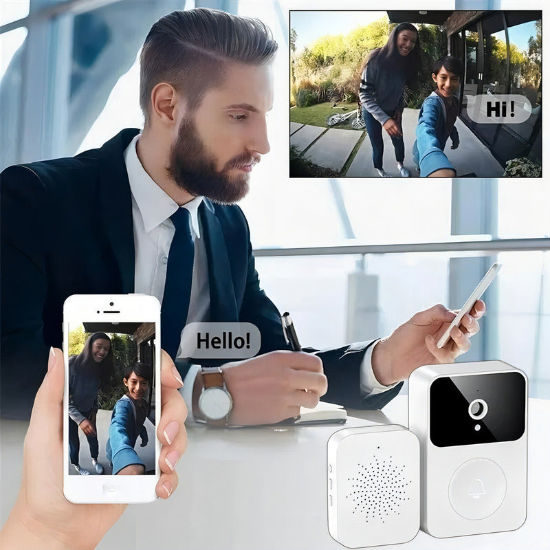 Timbre Inalámbrico Exterior Portátil Usb Camara Wifi