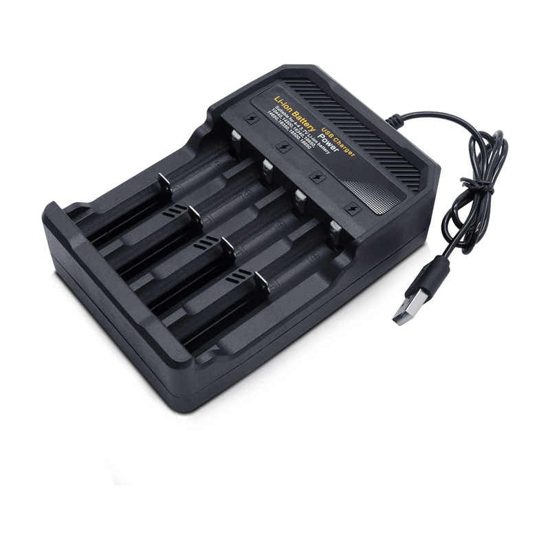 Cargador Para 4 Baterías Li-ion Inteligente, 1.2a Max