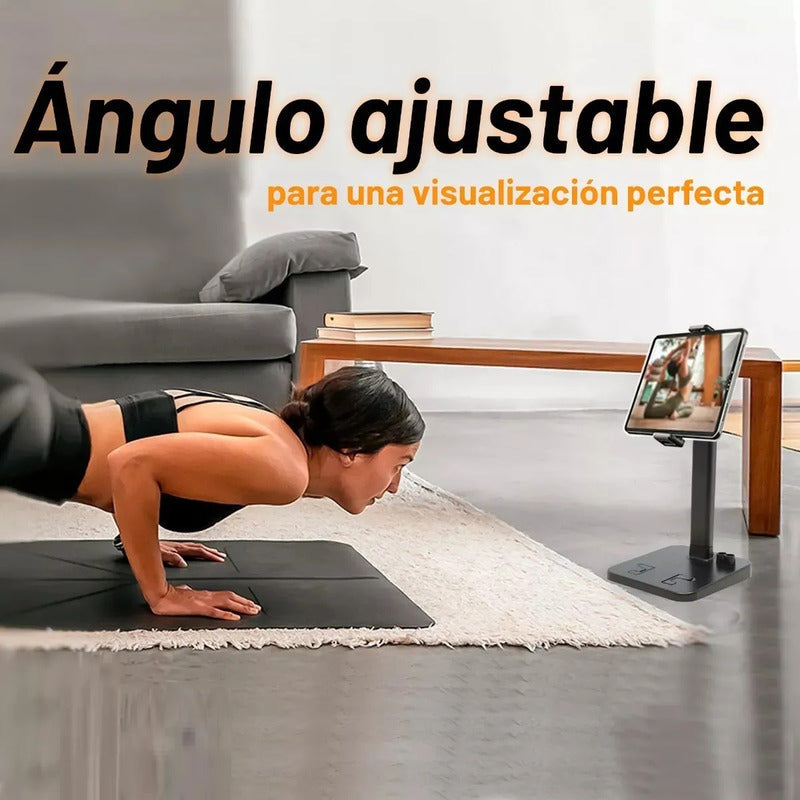 Soporte Base Porta Celular Tablet Ajustable Mesa Escritorio