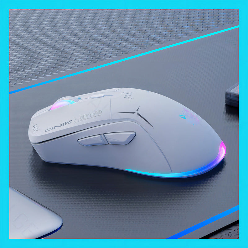 Mouse Gamer Inalámbrico Cw917 Blanco Onikuma