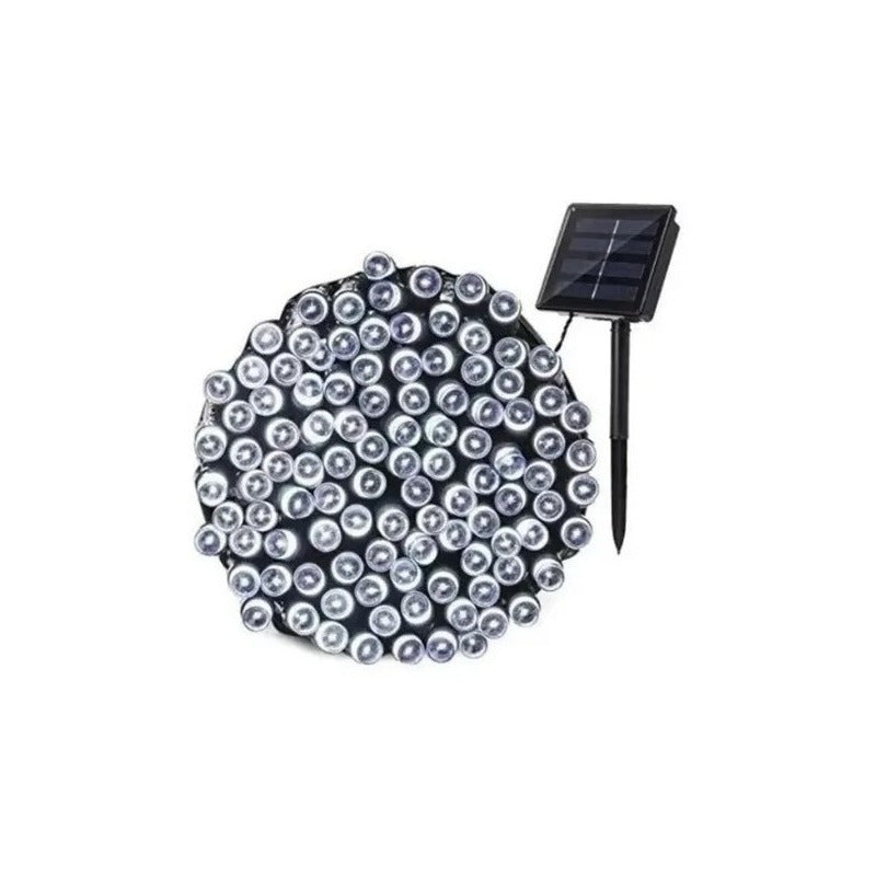 Pack 3 Luces Solares Navidad Guirnalda 10 Metros 100 Led