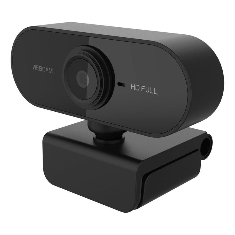 Webcam Full Hd 1080p Con Microfono Incorporado Enfoque Autom Negro