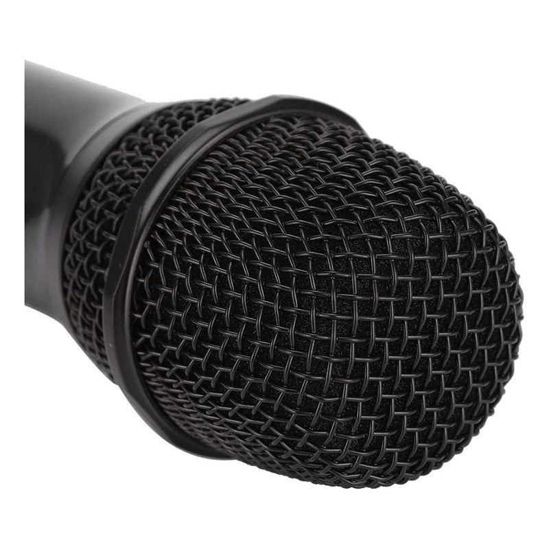 Pack X2 Microfonos Inalámbricos Karaoke Eventos Conferencias Negro