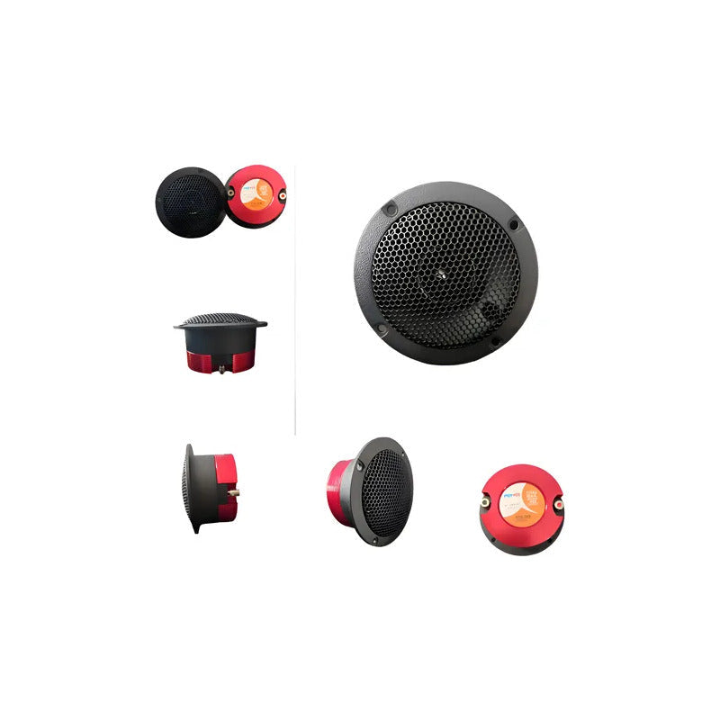 Tweeters 1200w Pervoi Complemento Medios Y Bajos Negro