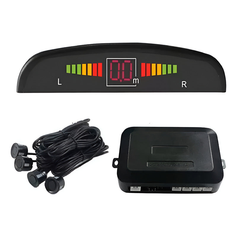 Sensor De Estacionamiento- Retroceso- Asistente Marcha Atrás Negro