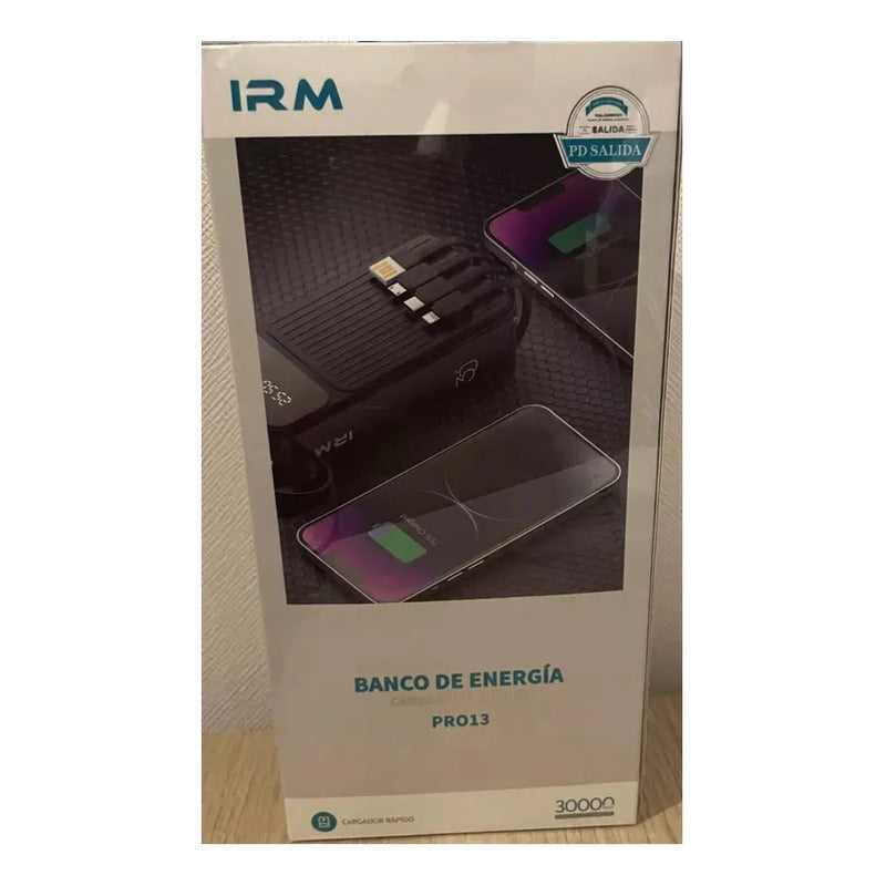 Batería Externa 30000 Mah Carga Rapida Power Bank