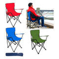Envio Gratis Pack X2 Silla Plegable Con Bolso Portavasos Al Azar