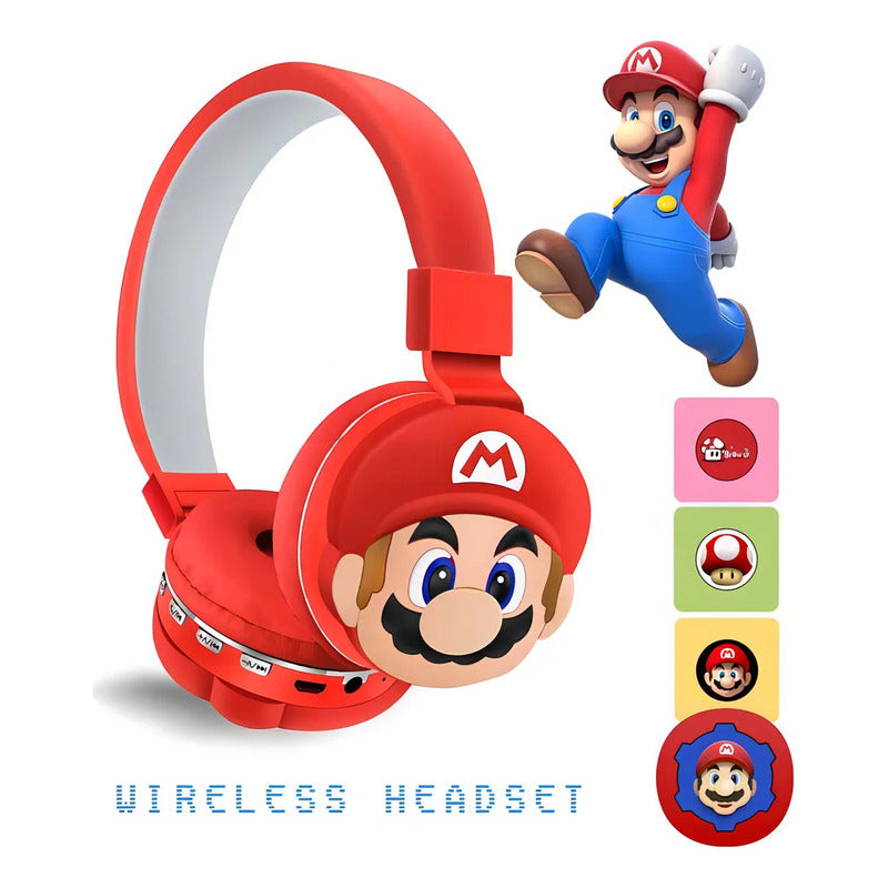Audífonos Inalámbricos Con Micrófono Para Niños Bt Mario