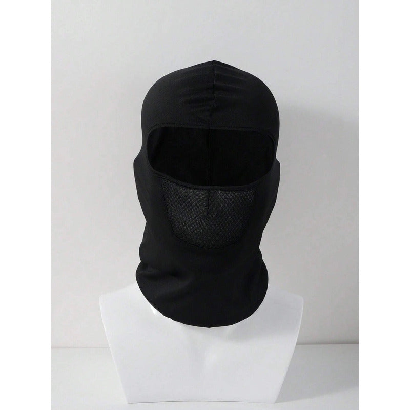 Pasamontañas Caliente Interior De Chiporro Balaclava Moto  Negro Carbon Unica