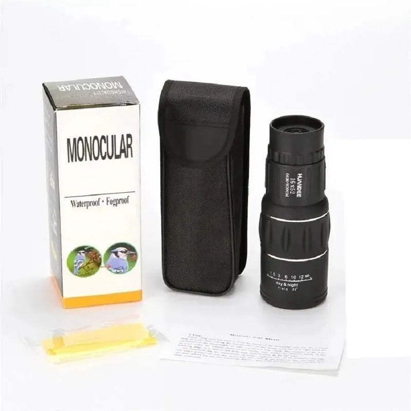 Catalejo Telescopio Con Zoom Terrestre Tripode Impermeable Verde Oscuro