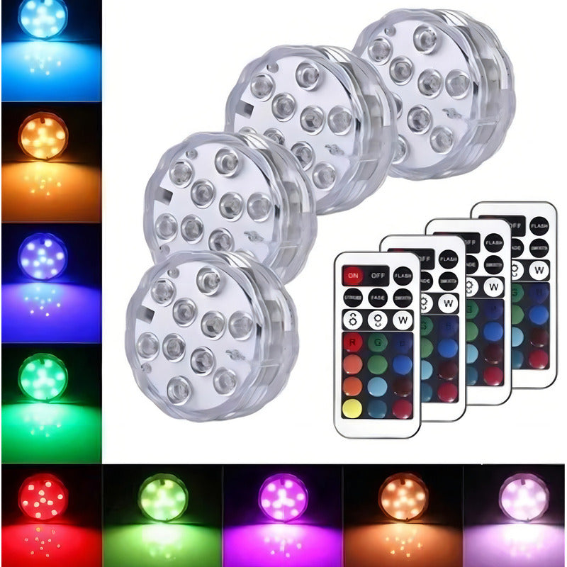 Luz Led Sumergible Para Piscina Jacuzzi Y Decoraciones 5