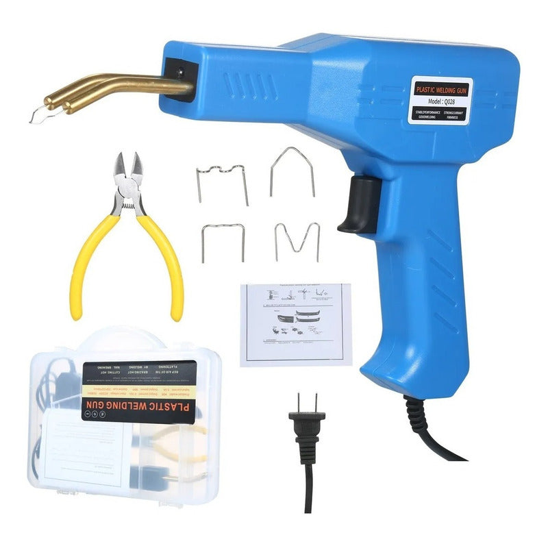 Soldadora De Plástico 50w Reparar Pegar Grapas Celeste