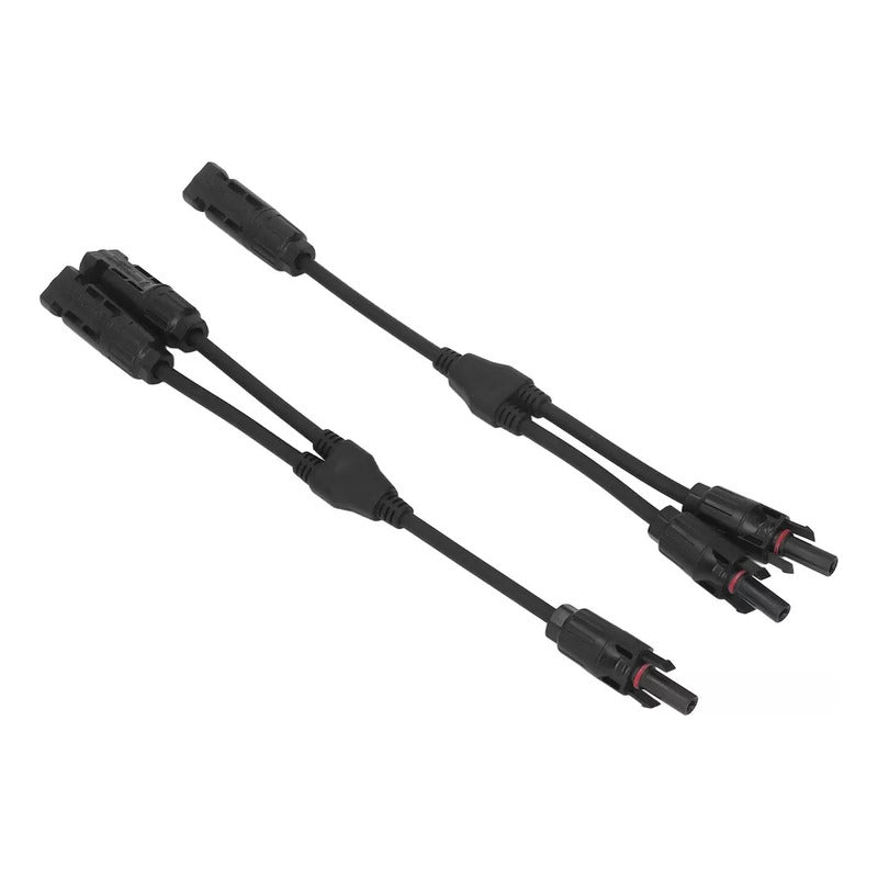 Cable Tipo Y Mc4  Rama 2-1 Para Paneles Solares Negro