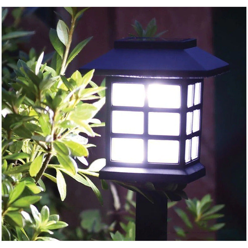 Pack X10 Luz Solar Con Estaca Exterior Tierra Jardín