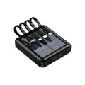 Power Bank Solar Irm R19 10000mah Carga Rápida 4 En 1 Conectores Usb Tipo C Negro