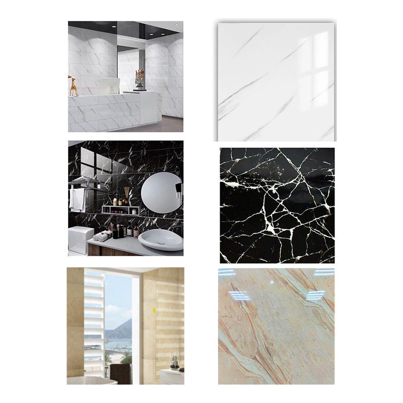 Pack X10 Laminas 60x60 Cm De Pared Autoadhesiva Lujo Mural