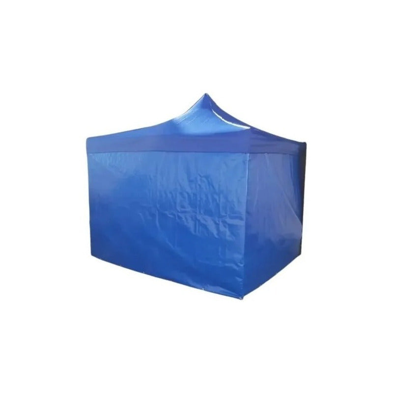 Pared Lateral Para Toldo 3x3 Azul 3 Paredes Funda Azul