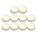 Pack Velas Tealight Blancas Decorativas Hogar Oficina 50/150 Blanco Lisa Sin Aroma 50