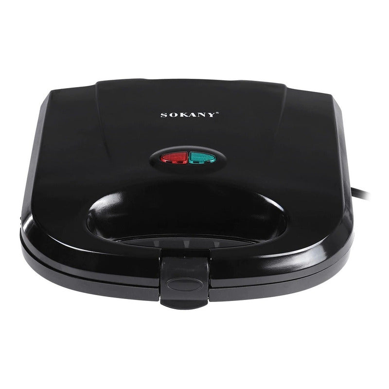 Tostador Grill Sandwichera Para Pan Carne 2 En 1 P Negro