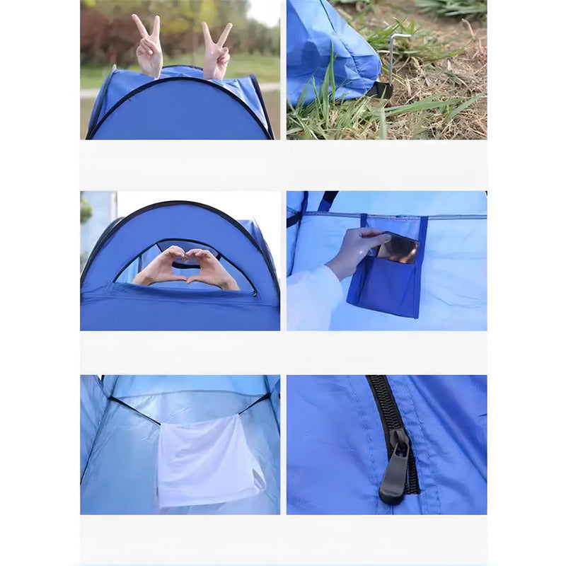 Carpa Caseta D Baño Vestidor Portátil Para Camping 1 Persona