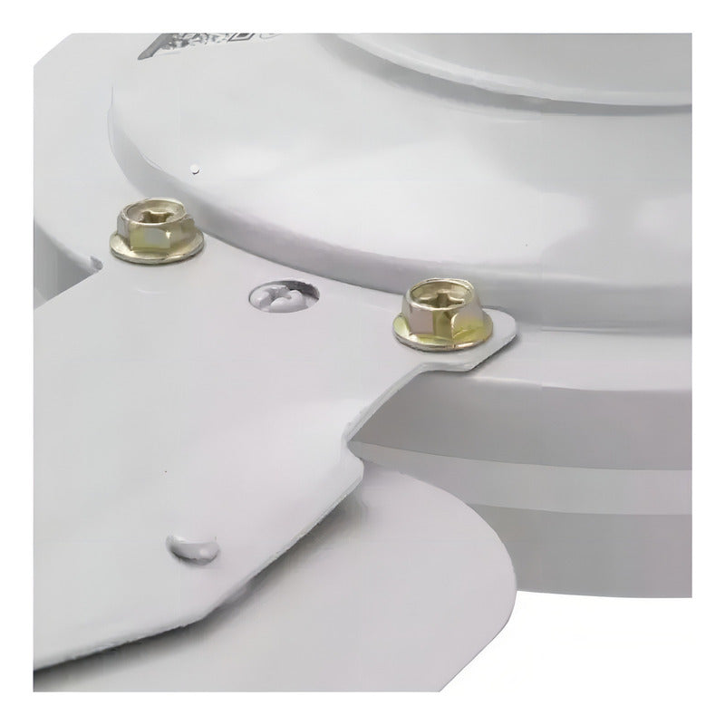 Pack X3 Ventiladores De Techo Metal 3 Aspas 142 Cm Color De La Estructura Blanco Color De Las Aspas Blanco Frecuencia 50 Material De Las Aspas Metalico 1.42 M Aluminio