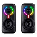 Parlantes Con Bajo Portátiles Multimedia Bocinas Para Pc Negro