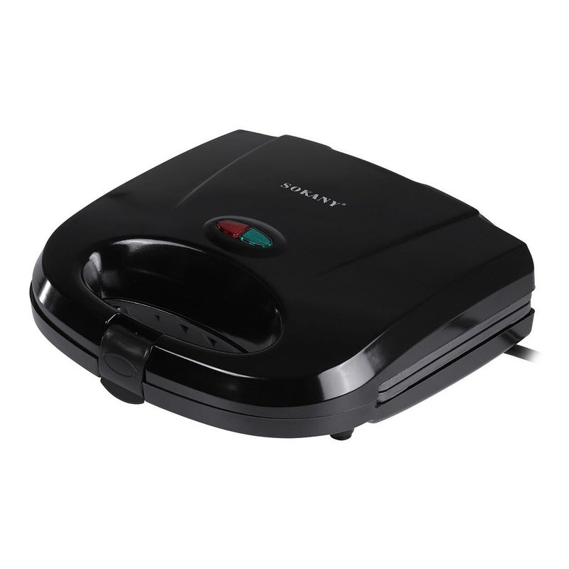 Tostador Grill Sandwichera Para Pan Carne 2 En 1 P Negro