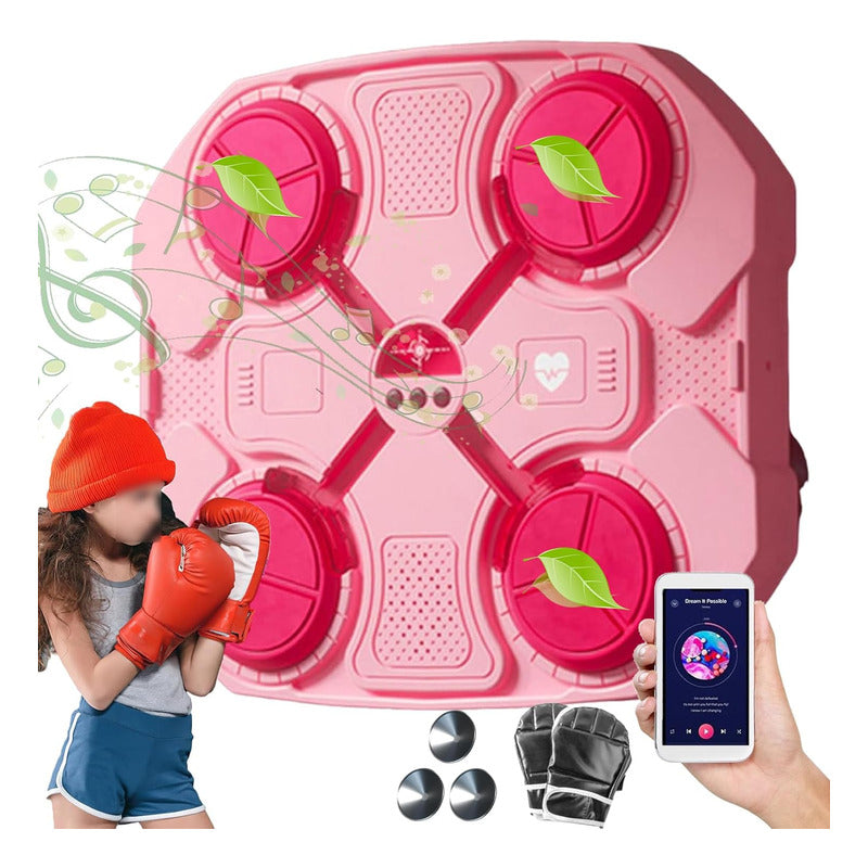 Maquina De Boxeo Recargable Musica Ejercicio Boxing Machine