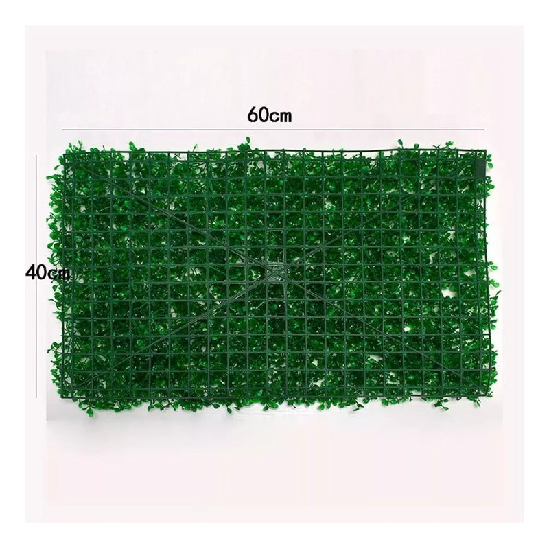 Pack X6 Pasto Planta Enredadera Malla Vallas Cercas Hojas  Verde Musgo