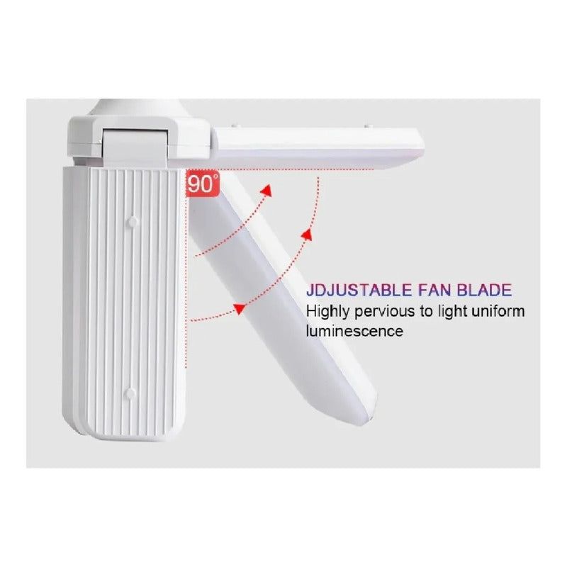Ampolletas Led 4 Aspas Ángulo Ajustable 60w Ahorradora Blanco Neutro