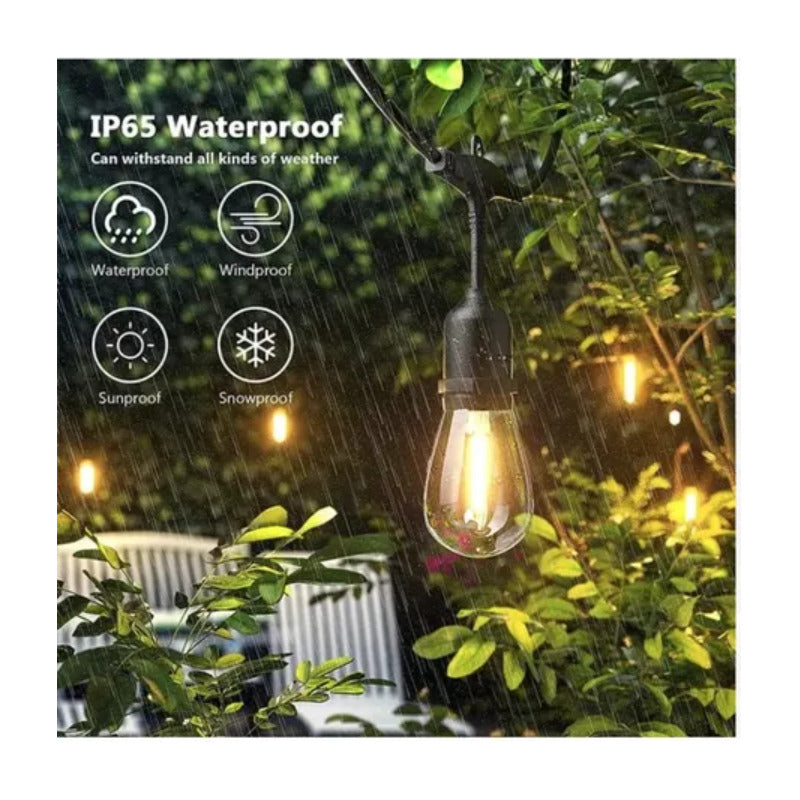 Ampolleta Recargable Luz Cálida Camping Carga Tipo C Negro