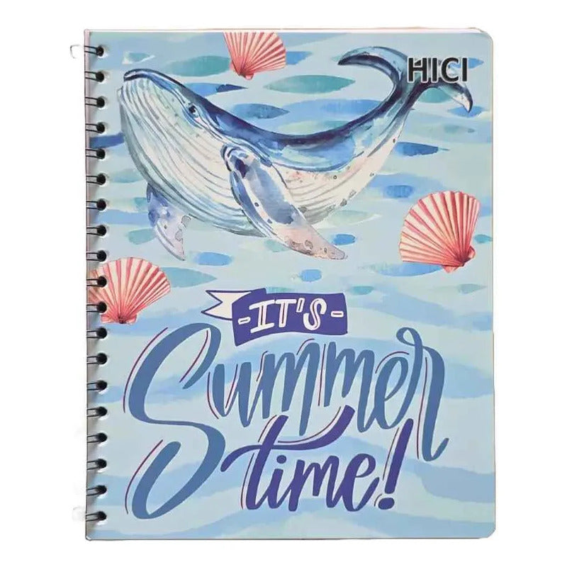 Pack X5 Cuadernos De 100 Hjs Surtidos Espiral 7mm Colegio Hembra 1