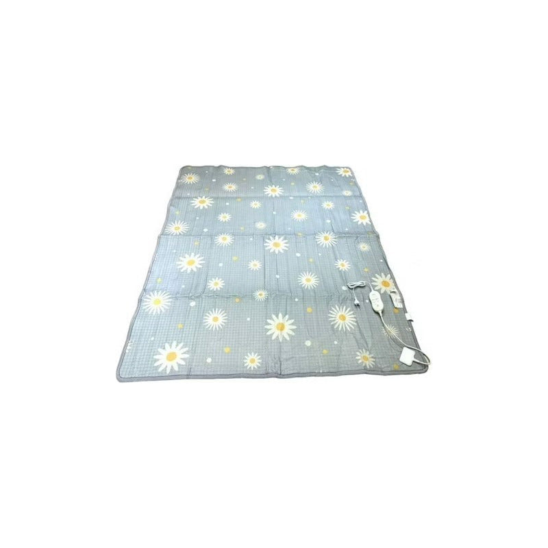 Cobertor Calienta Cama Eléctrico Ligero Calefactor  Gris Oscuro