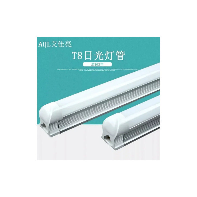 Tubo Led Con Base Canoa 18w 120cm Luz Fria Lisa Y Texturizad