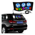 Letrero Led Programable Para Automóvil Usb Multicolor