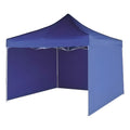 Toldo Plegable Pared Azul 3x3 Incluye Pared Laterales Toldo Azul