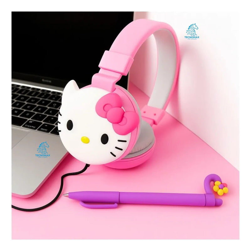 Audífonos Inalámbricos Con Micrófono Para Niños Bt Hello Kitty