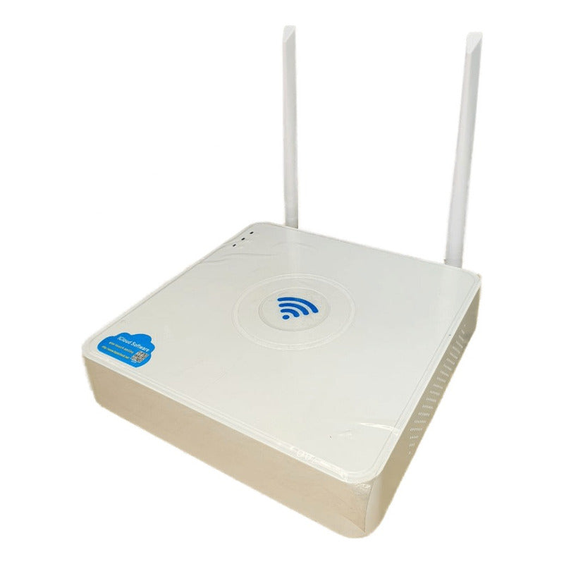 Kit Dvr 4 Camaras  De Seguridad Inalámbricas Wifi  Blanco