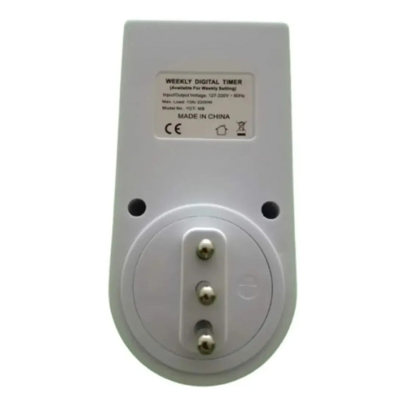 Enchufe Temporizador Digital Programable 18 Programas 220v