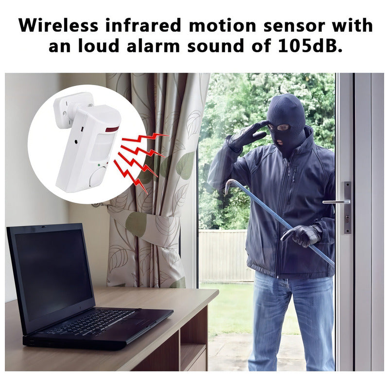 Alarma Sirena Con Sensor 2 Controles