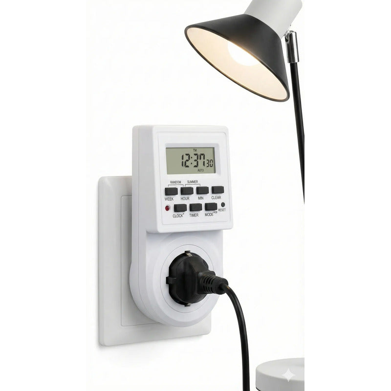 Enchufe Temporizador Digital Programable 18 Programas 220v