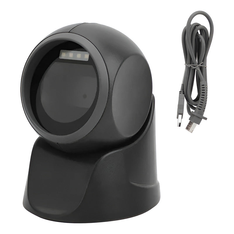 Escaner Lector Código De Barras 1d 2d Escritorio Usb Laser Negro Usb