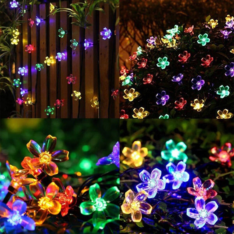 Pack X 2 Luces Solares Navidad Guirnalda  Varios Modelos