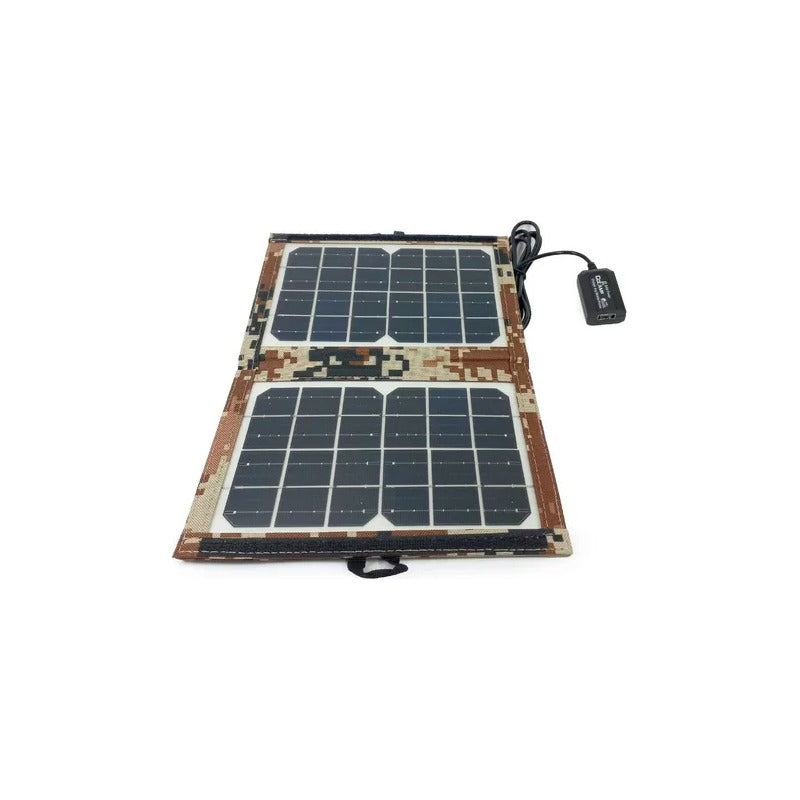 Cargador Portátil Plegable Solar 7w Con Enchufe Usb Patron Militar